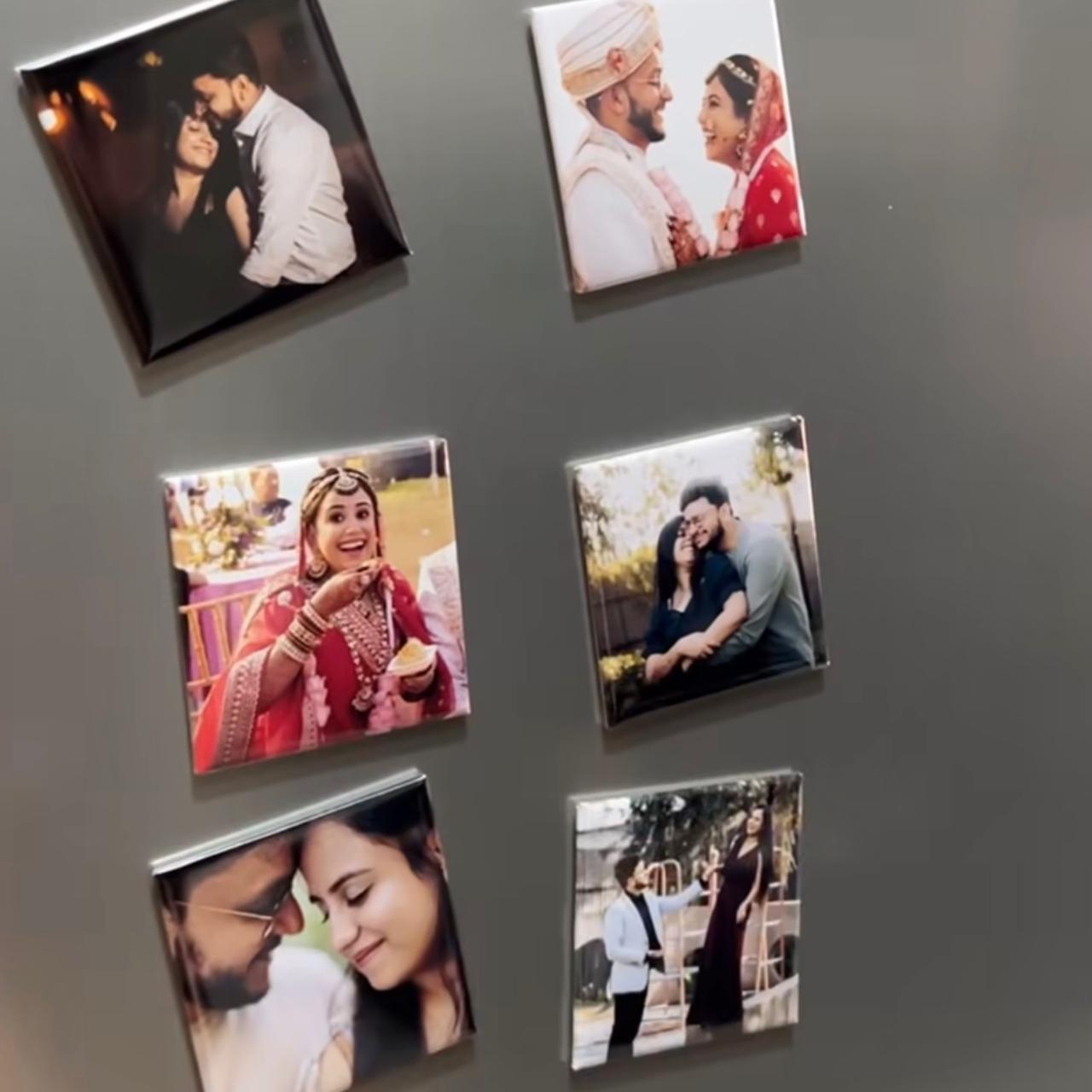 Couple memories magnets